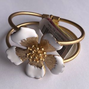 New gold cuff bracelet- opens easily to put on